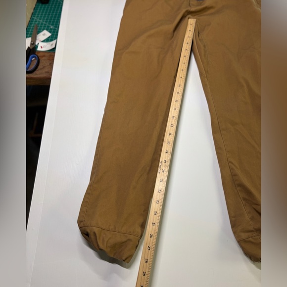 Red Ape Men’s Chino Jogger Pants L | Brown & Blue Two-Tone Casual - Picture 5 of 8